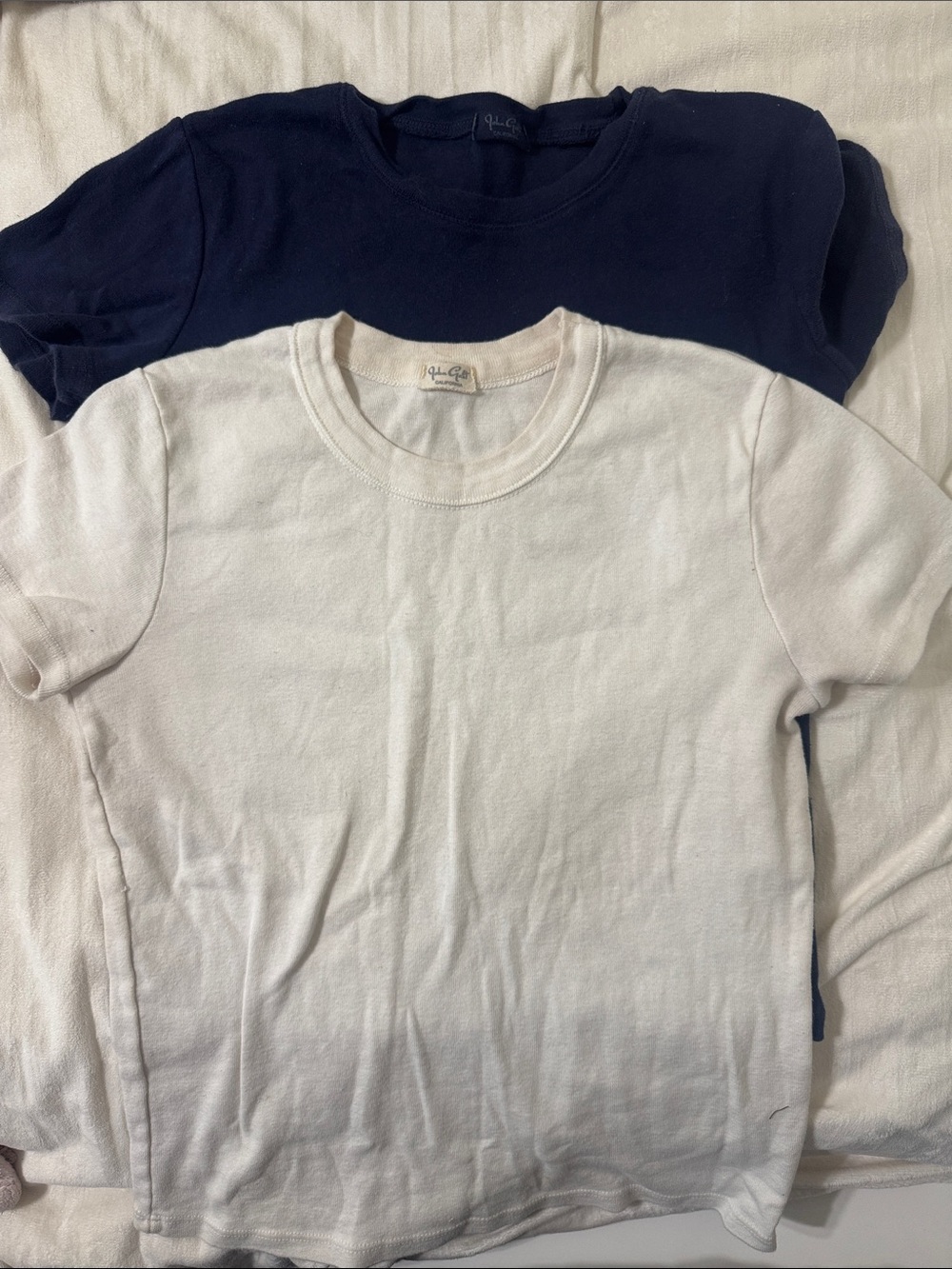 John Galt White & Navy T-shirt bundle